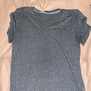Under armour grey v-neck. Size medium